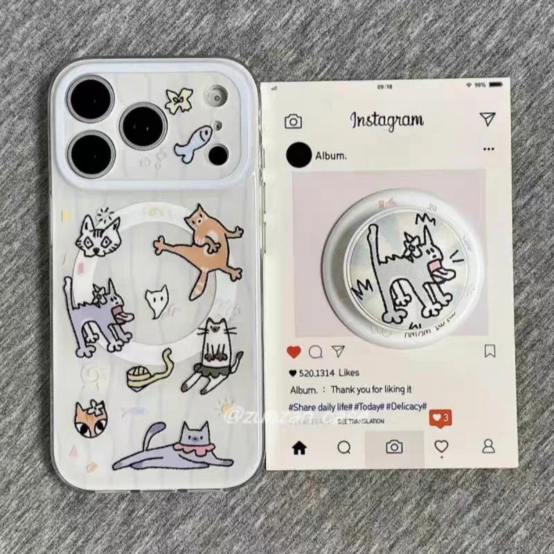 Cat case + round stand